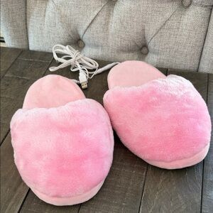 Calming Covers USB Heated Pink Slipper
